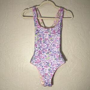 Loveshackfancy X Hurley Sunny Meadow Cheeky Misty Reversible Floral swimsuit